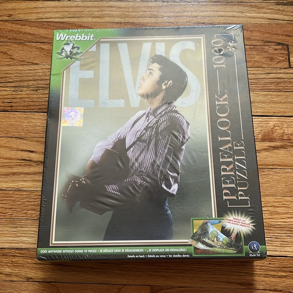 Vintage Elvis Presley Puzzle / 1000 Piece / Wrebbit / Perfalock Puzzle / New